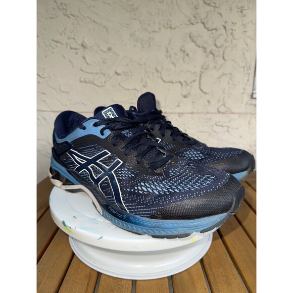 Asics Gel-Kayano 26 Shoes Sneakers Men's 11 1/2 Blue Flytefoam Duomax Athletic - Picture 1 of 14